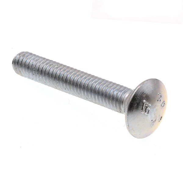 Prime-Line Carriage Bolts 5/16in-18 X 2in A307 Grade A Zinc Plated Steel 100PK 9062965 - main